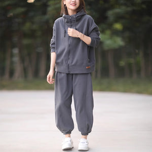 Quần baggy lưng thun ống côn bo chun hai túi chéo - NU9187