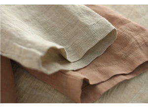 Áo khoác balze linen tay lửng - A952
