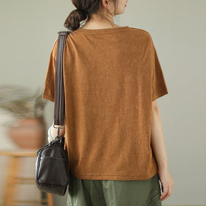 Áo T-shirt Do You Know ngắn tay cổ tròn - NU10106