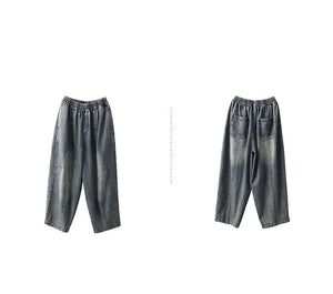 Quần baggy denim lưng thun - Q290