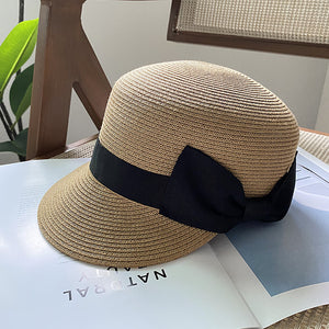 Mũ cói retro nửa vành lưỡi trai - NU10119