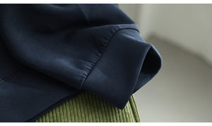 Áo hoodies dài tay khóa kéo dây rút - A544