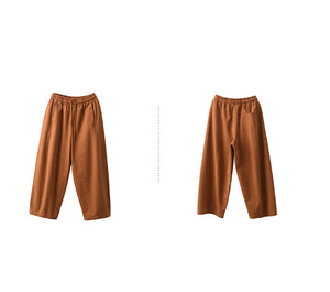 Quần baggy lưng thun dây rút ống đứng túi chéo - Q121