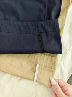Quần baggy lưng thun ống đứng form rộng một túi sau - Q237