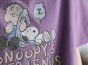 Áo T-shirt ngắn tay cổ tròn in nhân vật Snoopy's - NU10304