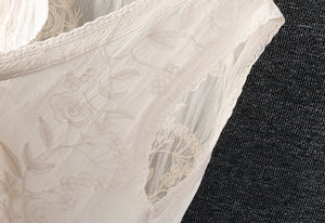Áo sơ mi gile linen sát nách cổ V - NU10292