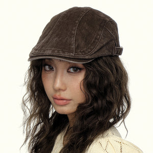 Mũ denim Newsboy retro - M008