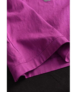 Áo hoodies ngắn tay in chữ trước ngực - NU10006