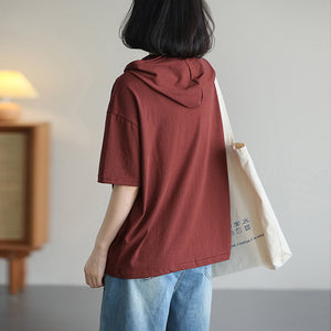 Áo hoodies ngắn tay in những chú mèo - NU10290
