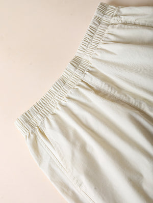 Quần baggy lưng thun ống đứng form rộng một túi sau - Q237