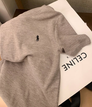 Áo T-shirt ngắn tay cổ tròn thêu chú ngựa - NU9877