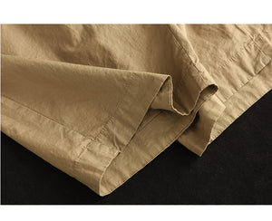 Quần baggy linen lửng lưng thun kiểu túi hộp - NU00001
