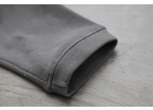 Áo hoodies dài tay in chữ trừu tượng - NU9164