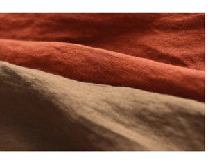 Áo sơ mi linen sát nách cổ đức hai túi - NU8938