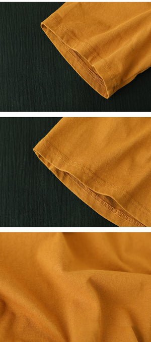 Áo T-shirt ngắn tay cổ tròn thêu hoa lá - NU10370