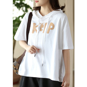 Áo hoodies ngắn tay in chữ KEEP - NU8773
