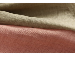 Áo sơ mi linen ngắn tay cổ tàu in hoa lá retro khuy tròn - NU8854