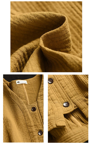 Áo khoác linen dài tay - A1041
