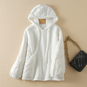 Áo hoodies nỉ dài tay hai túi chéo trần bông - NU9425