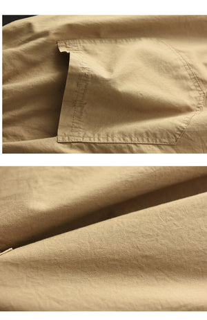 Quần baggy linen lửng lưng thun kiểu túi hộp - NU00001