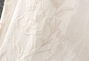 Áo sơ mi gile linen sát nách cổ V - NU10292