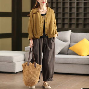 Áo khoác linen dài tay - A1041