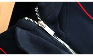Áo hoodies dài tay khóa kéo dây rút - A544