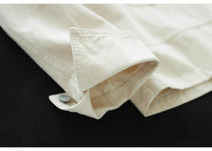 Áo khoác denim dài tay cổ đức túi trước bo tròn - NU9181