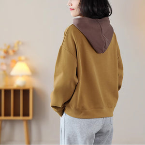 Áo hoodies dài tay in hình ô tô mũ lệch màu - NU9135
