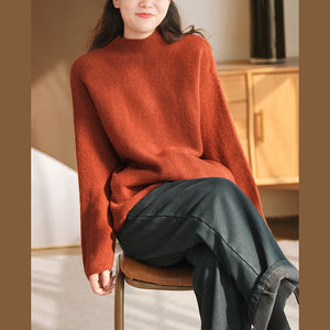 Áo len cashmere dài tay cổ lọ đơn sắc - NU9612