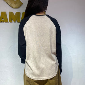 Áo T-shirt dài tay cổ tròn hot caffee - A087