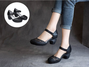 Giày velcro retro kiểu đan - NU4281