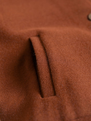 Áo khoác cardigan len dạ dài tay hai cổ V hai túi chéo - NU7872