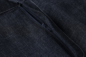 Quần baggy linen ống đứng hai túi khóa kéo - OD0608
