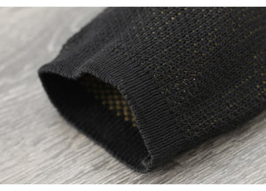 Áo khoác len cashmere dài tay cổ tròn hoa văn trừu tượng hai túi - NU7767