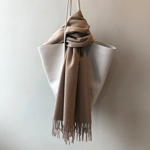 Khăn Cashmere Pashmina một màu - NU4599