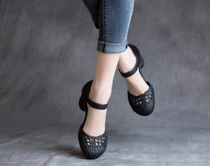 Giày velcro retro kiểu đan - NU4281