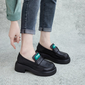 Giày da ulzzang sport retro đế cao - OD1054