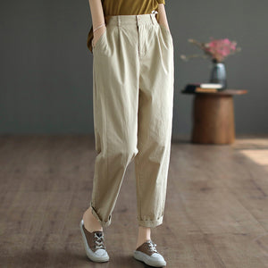 Quần baggy lưng thun khuy cài hai túi chéo - NU7690