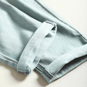 Quần baggy denim ống đứng kèm thắt lưng - NU8307