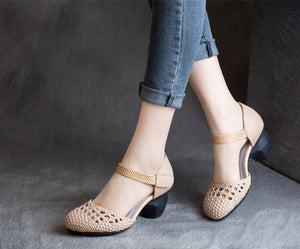 Giày velcro retro kiểu đan - NU4281