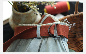 Quần sooc denim thêu hoa cúc - NU6808