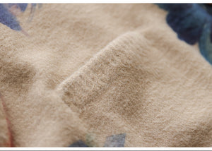 Áo khoác len cashmere dài tay cổ V ba khuy - NU7773