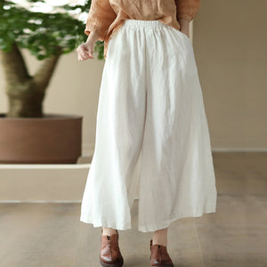 Quần baggy linen lưng thun - NU8483