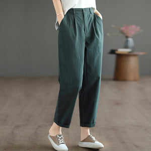 Quần baggy lưng thun khuy cài hai túi chéo - NU7690