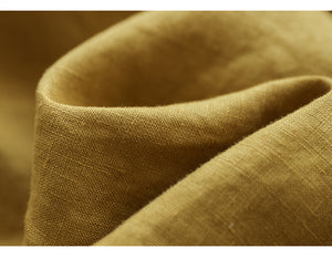 Quần baggy linen lưng thun viền xếp ly - NU7104