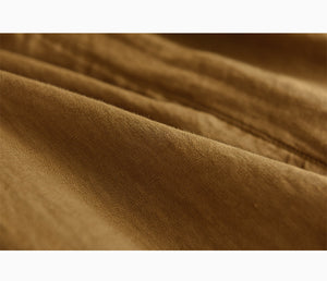 Quần baggy linen lưng thun thêu ren hai bên quần - NU7309