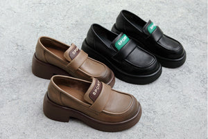 Giày da ulzzang sport retro đế cao - OD1054