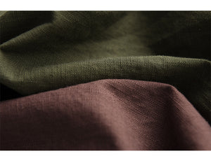 Chân váy linen retro hai túi ngang xếp ly - NU8520