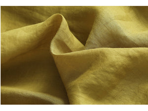 Áo sơ mi linen ngắn tay cổ V một túi vuông - NU8626